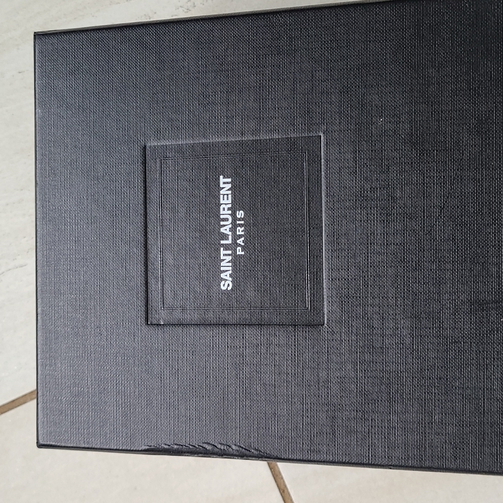 🥰KEEPING🥰 YSL Saint Laurent Flats Python Embossed Leather [size 37] - Picture 9 of 10